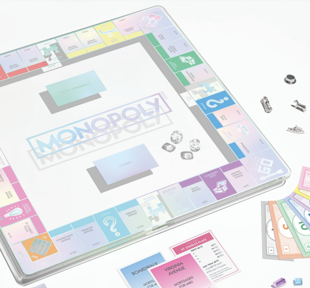 Monopoly Aura Glass Edition