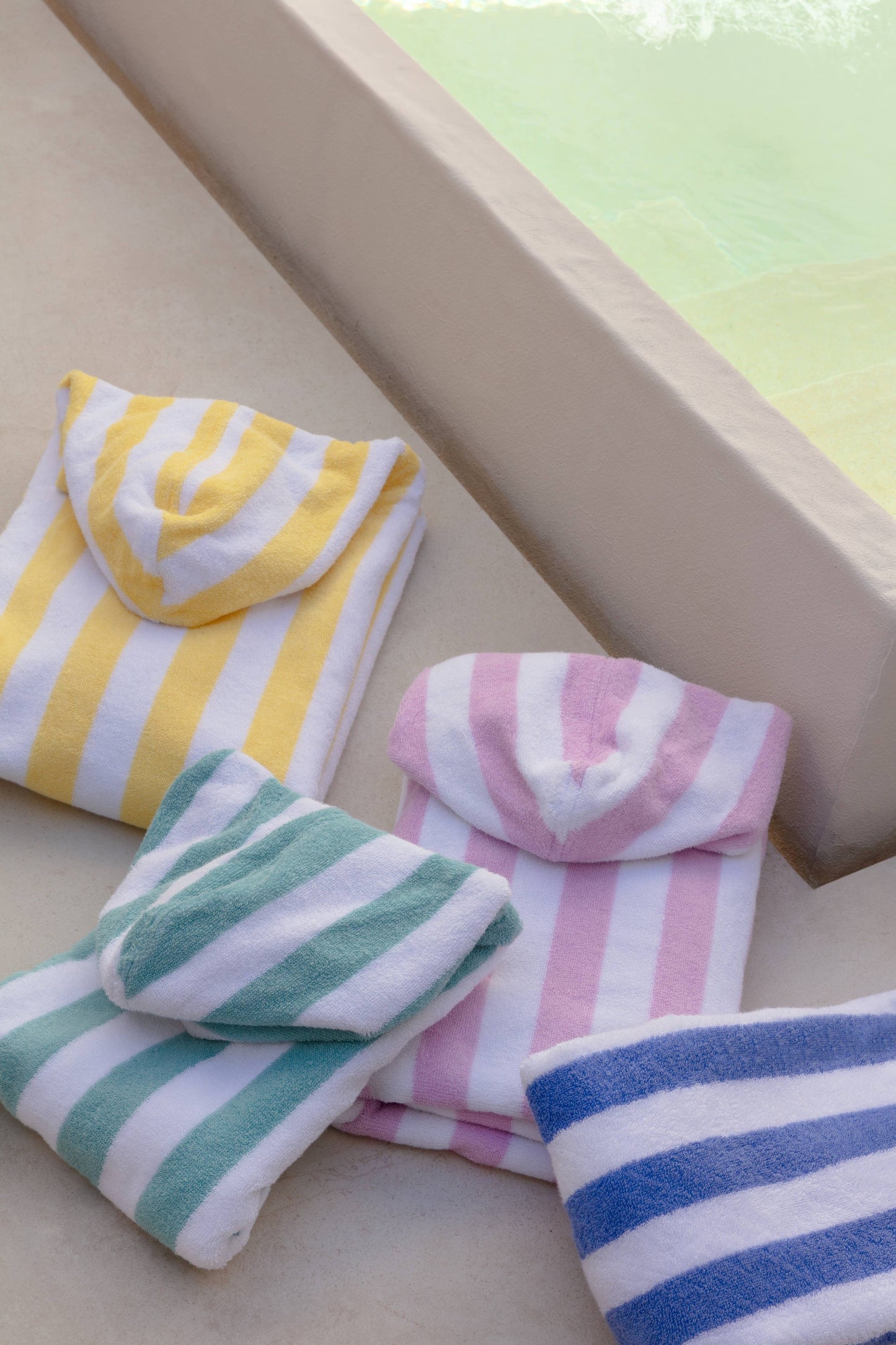 Kid's Beach Bath Poncho Blue: 2-4 Y
