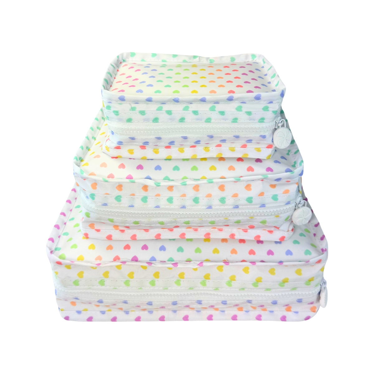 Wipeable Sweetheart Packing Cube Stacking Set