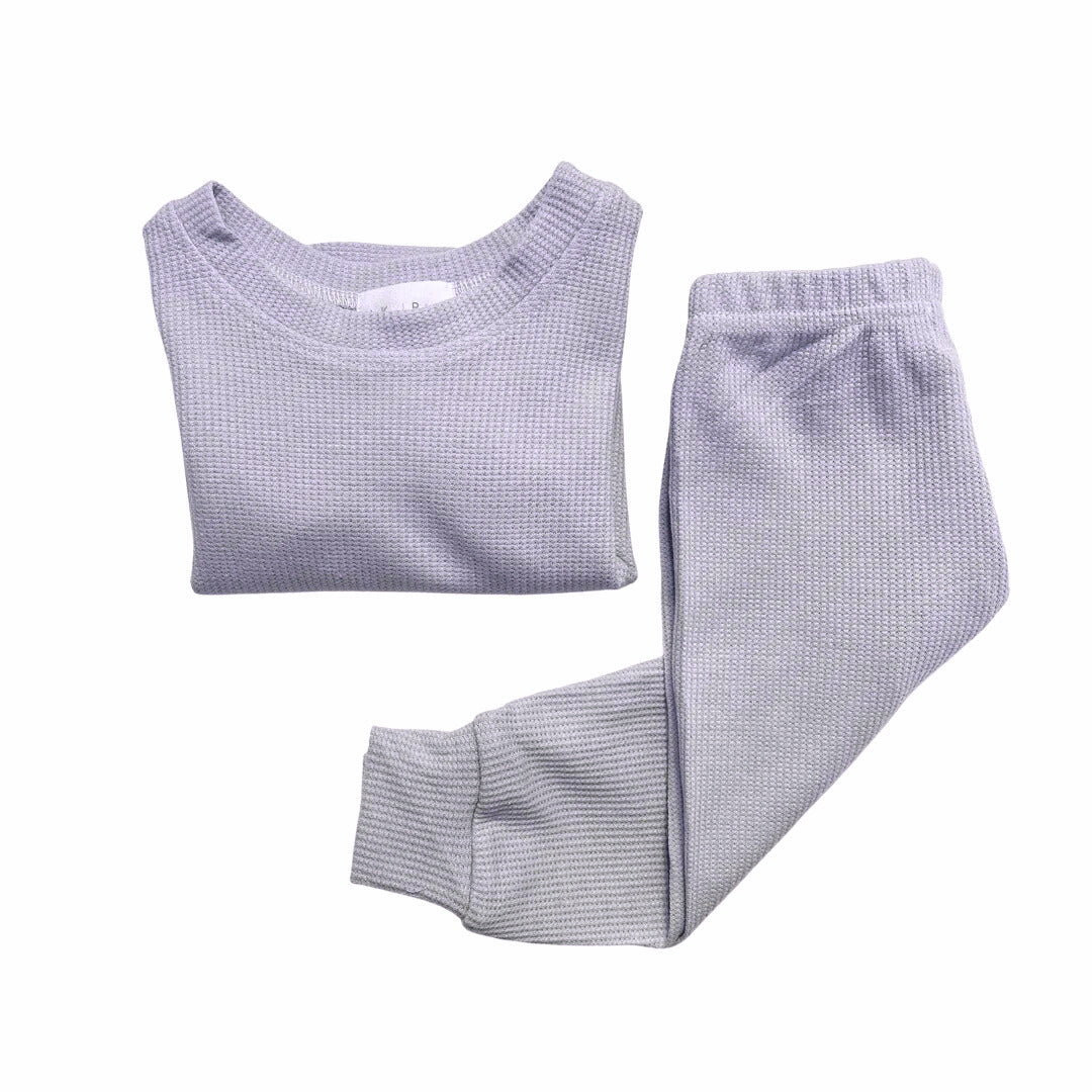 Periwinkle Waffle Set