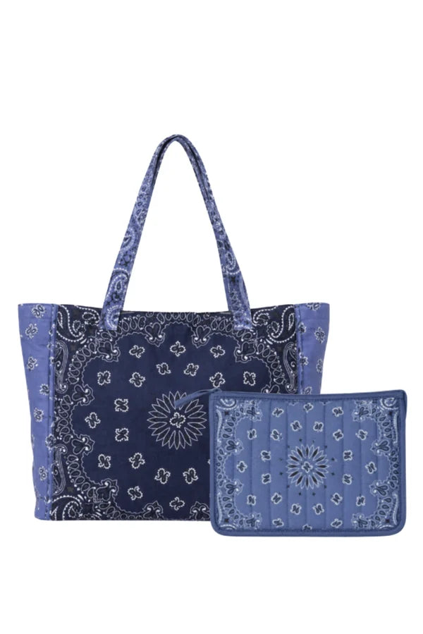 Bandana Tote - Sky