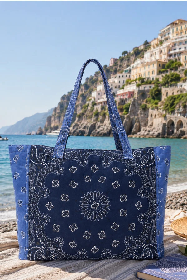 Bandana Tote - Sky