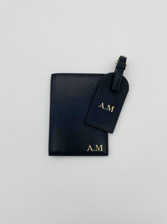 Passport Case and Luggage Tag Set