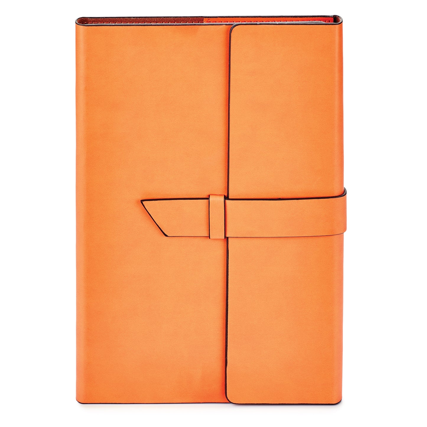 The Signature Refillable Notebook in Orange