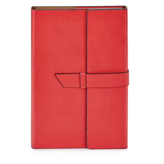 The Signature Refillable Notebook in Red