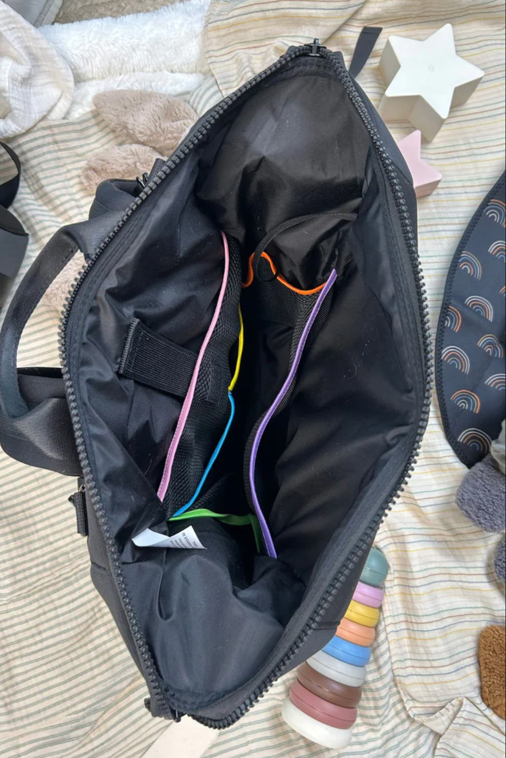 Black Diaper Backpack