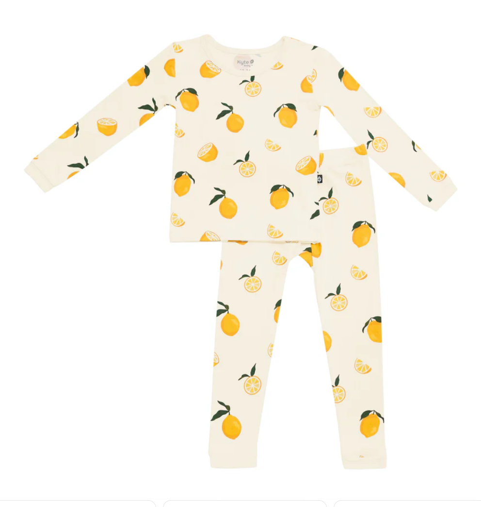 Lemon Toddler Pajama Set