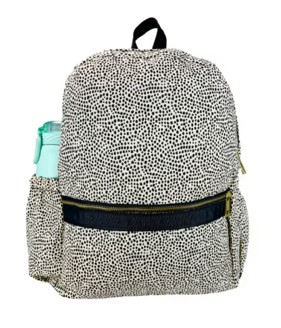 Cheetah Seersucker Medium Backpack