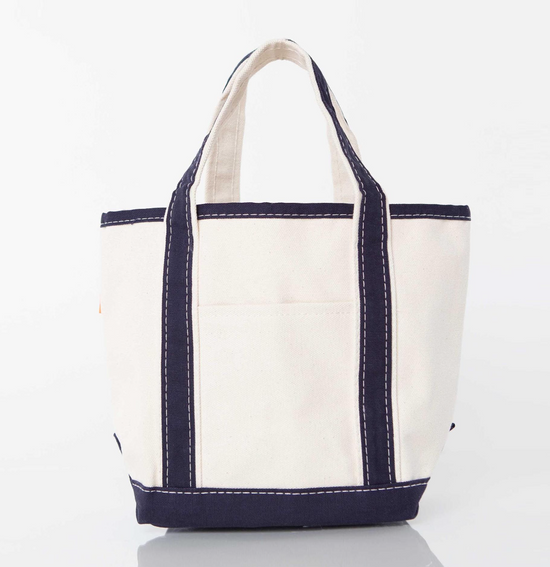 Navy Handy Open Top Tote