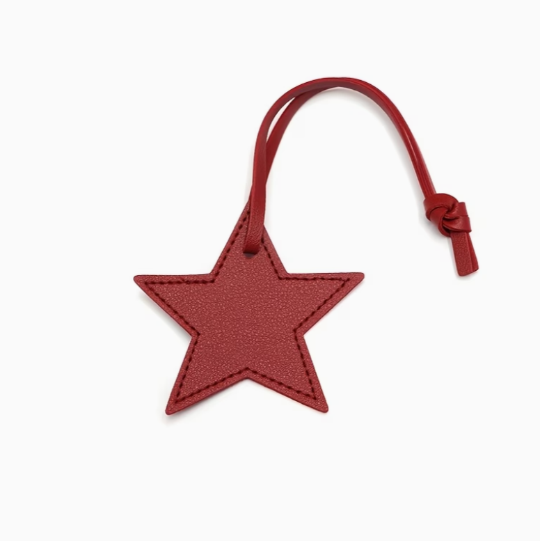 Leather Star Bag Tag