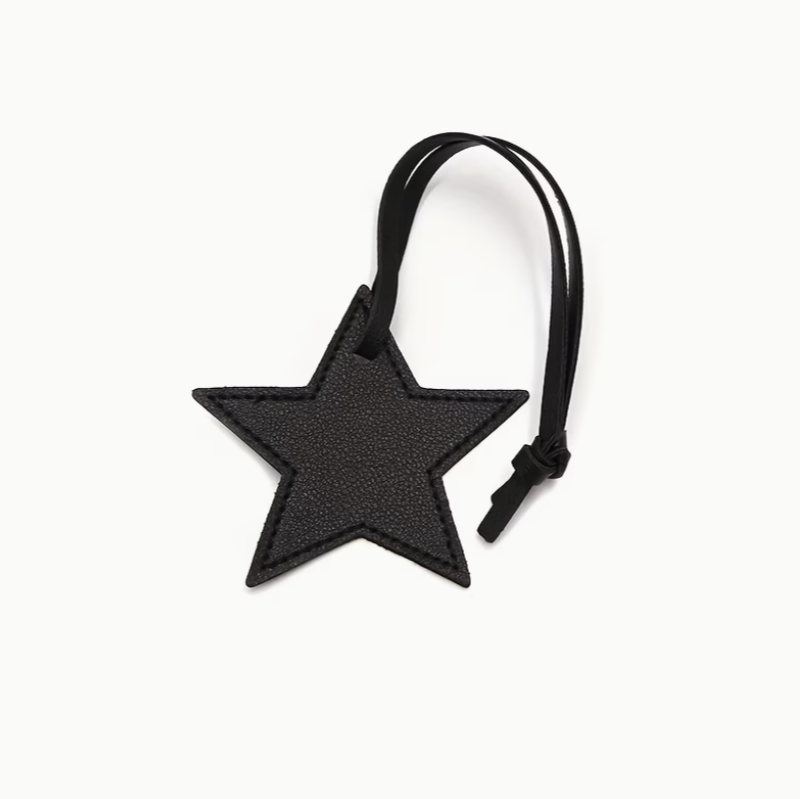 Leather Star Bag Tag