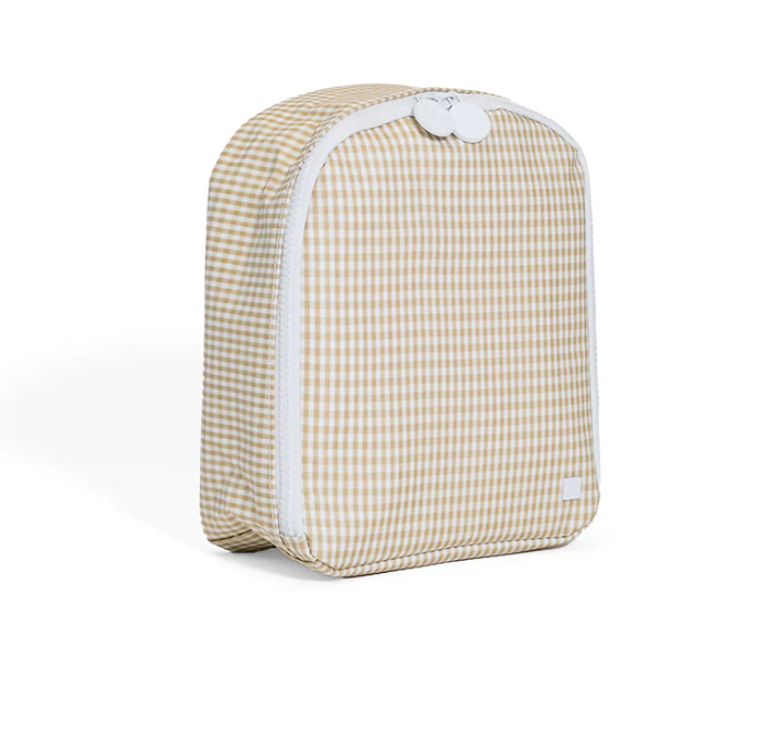 Khaki Gingham Bring It Lunch Box