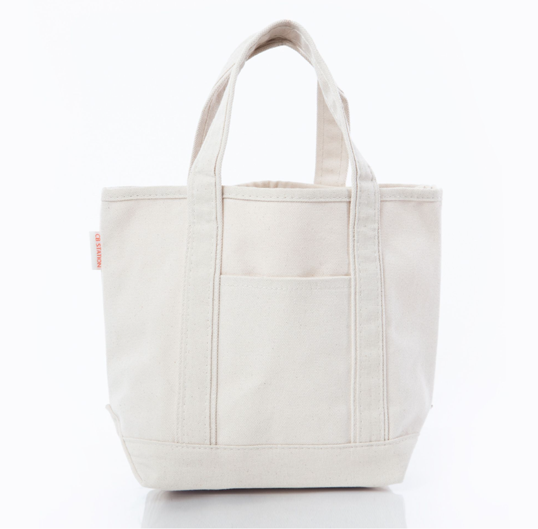 Natural Handy Open Top Tote