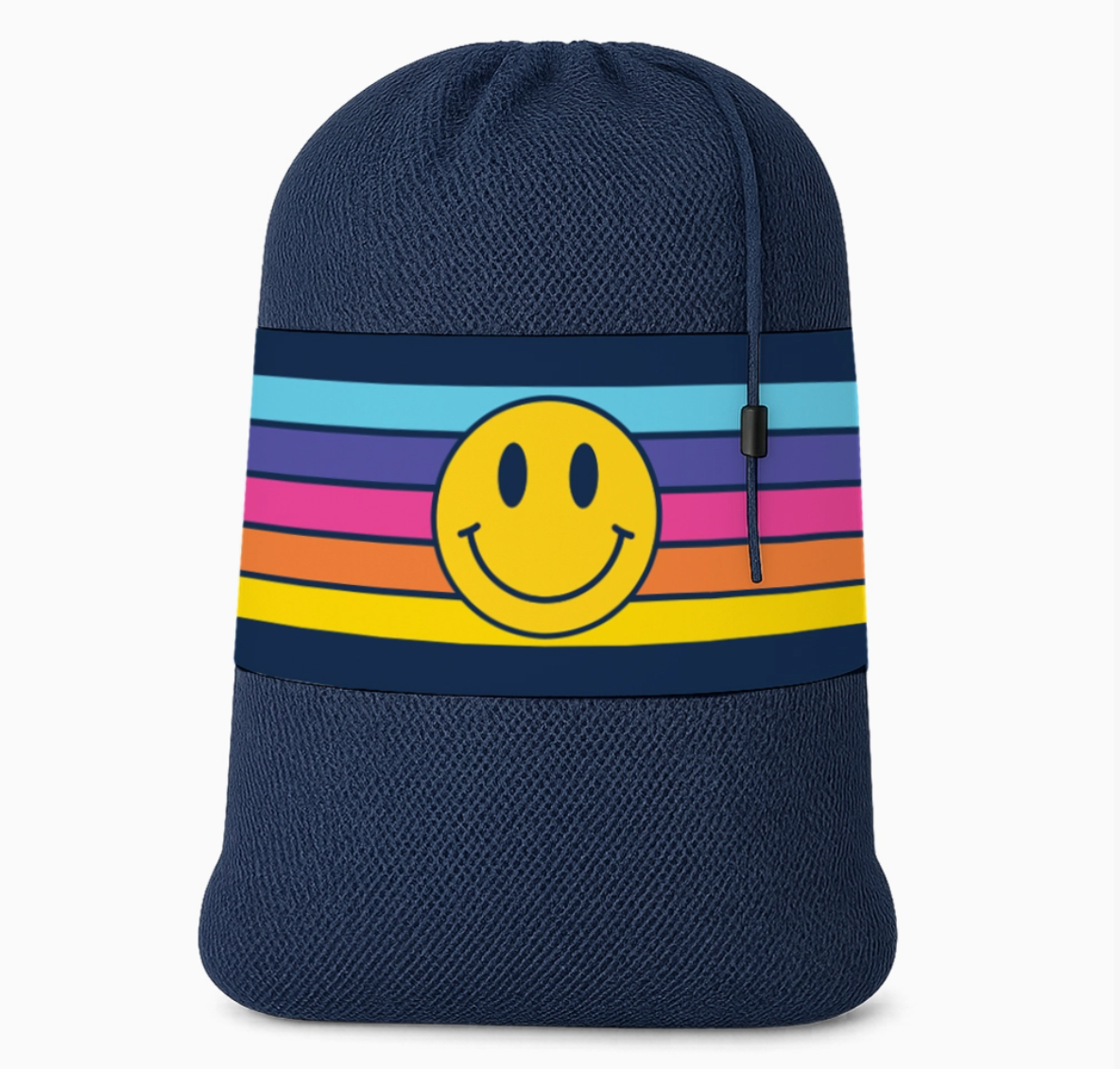 Retro Happy Face Laundry Bag
