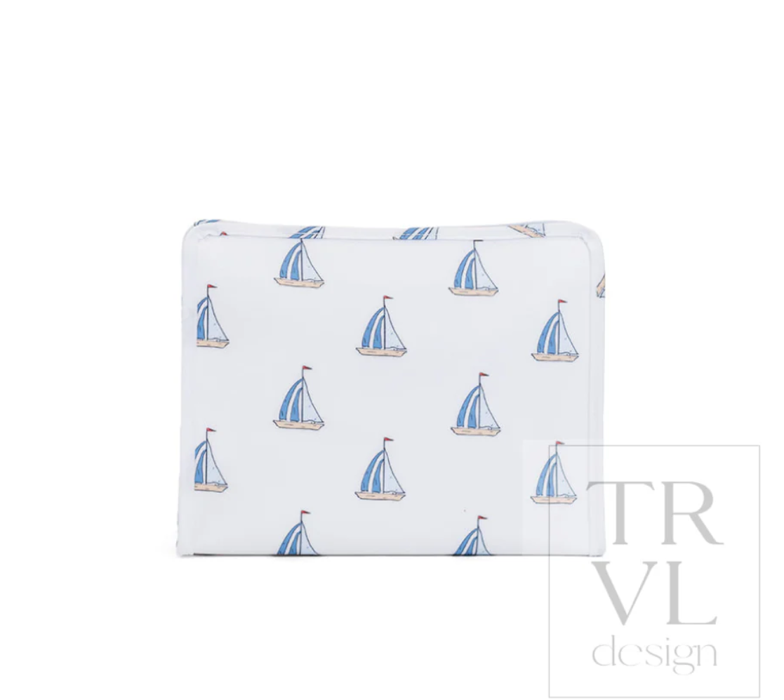 Sail Away Roadie Large Zip Pouch