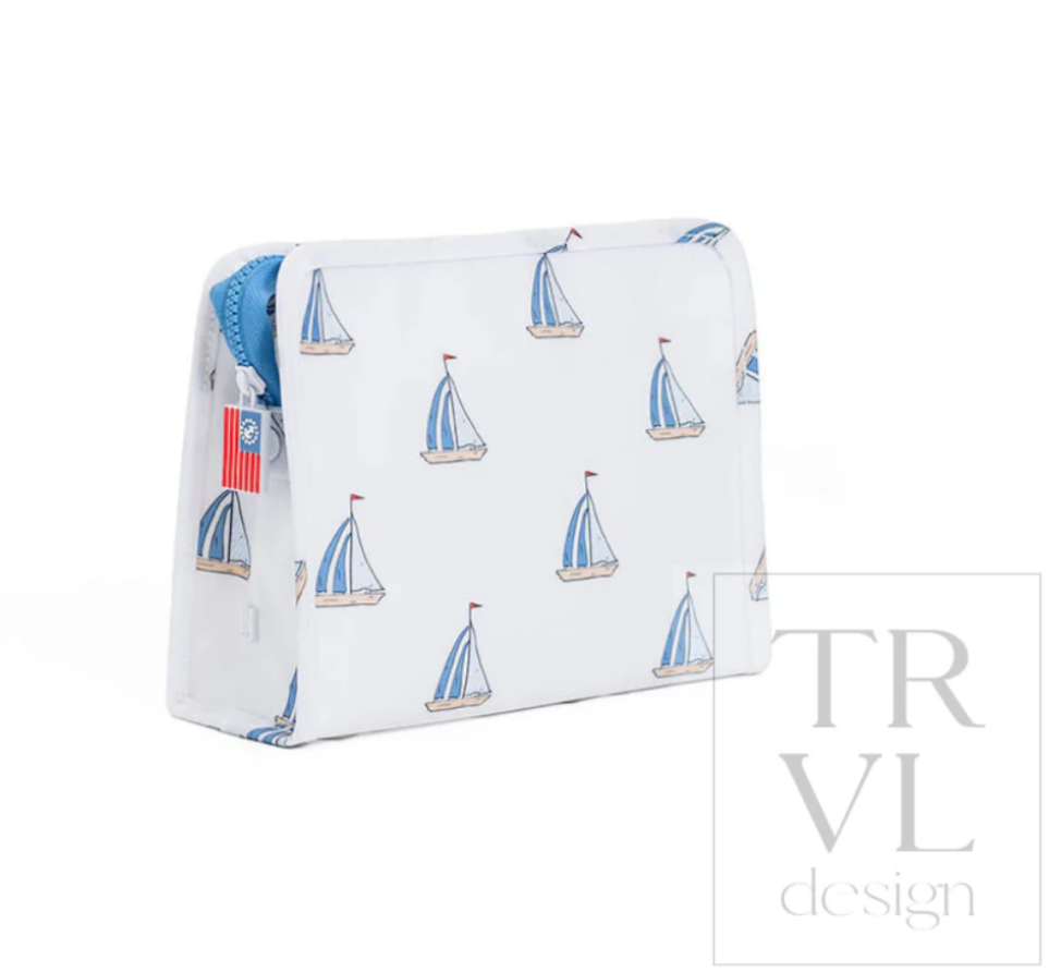 Sail Away Roadie Large Zip Pouch