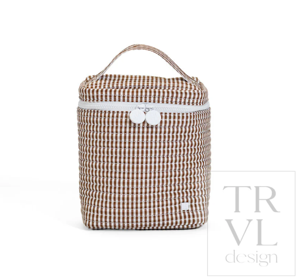 Coco Gingham Quilted Go Go Insulated Lunch Box