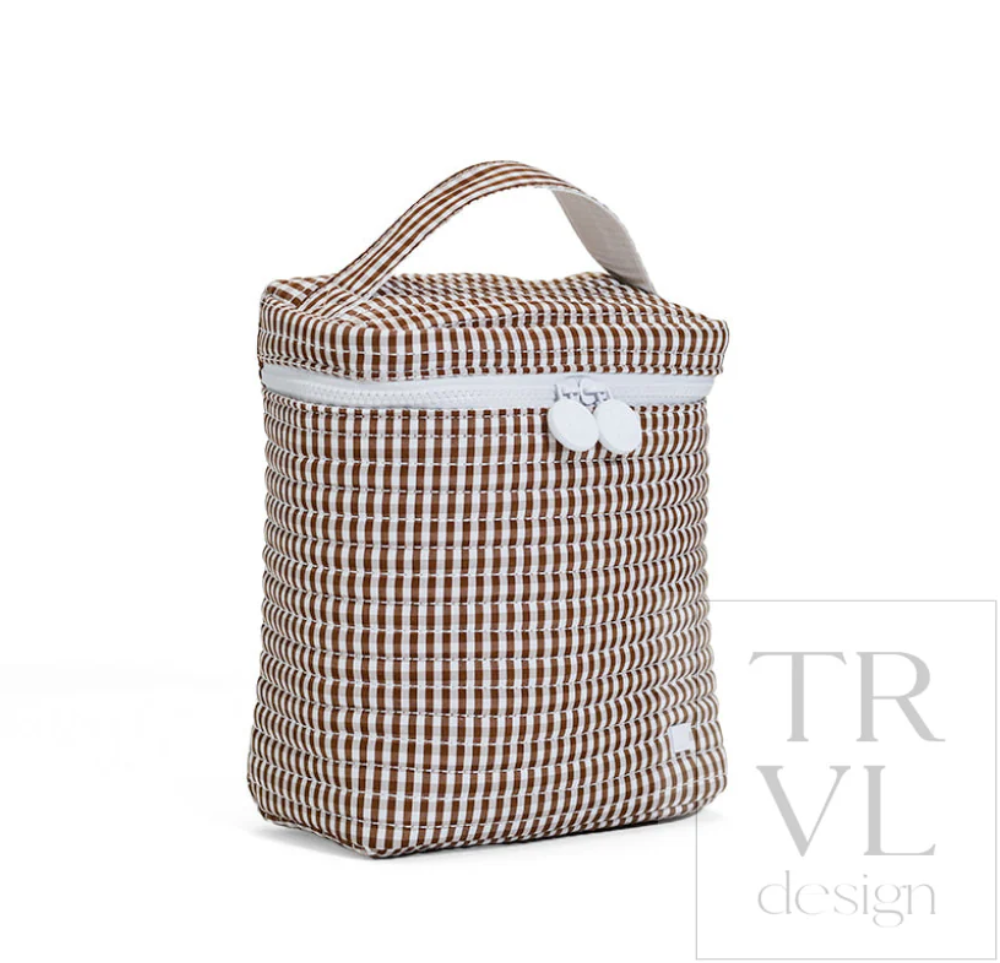 Coco Gingham Quilted Go Go Insulated Lunch Box