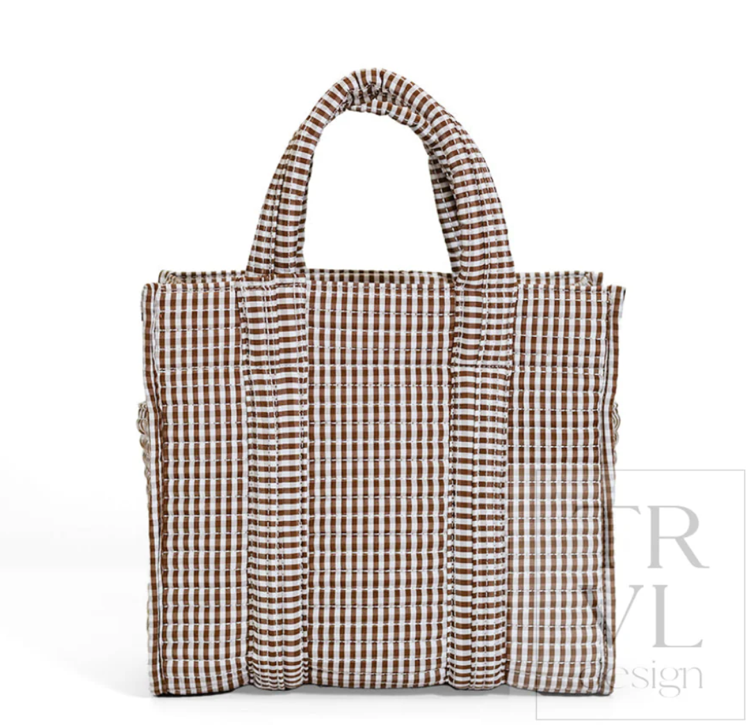 Coco Gingham Quilted Go Go Stroller Tote
