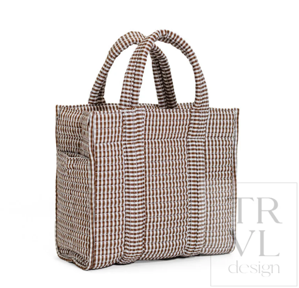 Coco Gingham Quilted Go Go Stroller Tote