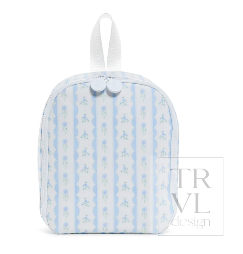 Ribbon Floral Blue Bring It Lunch Box