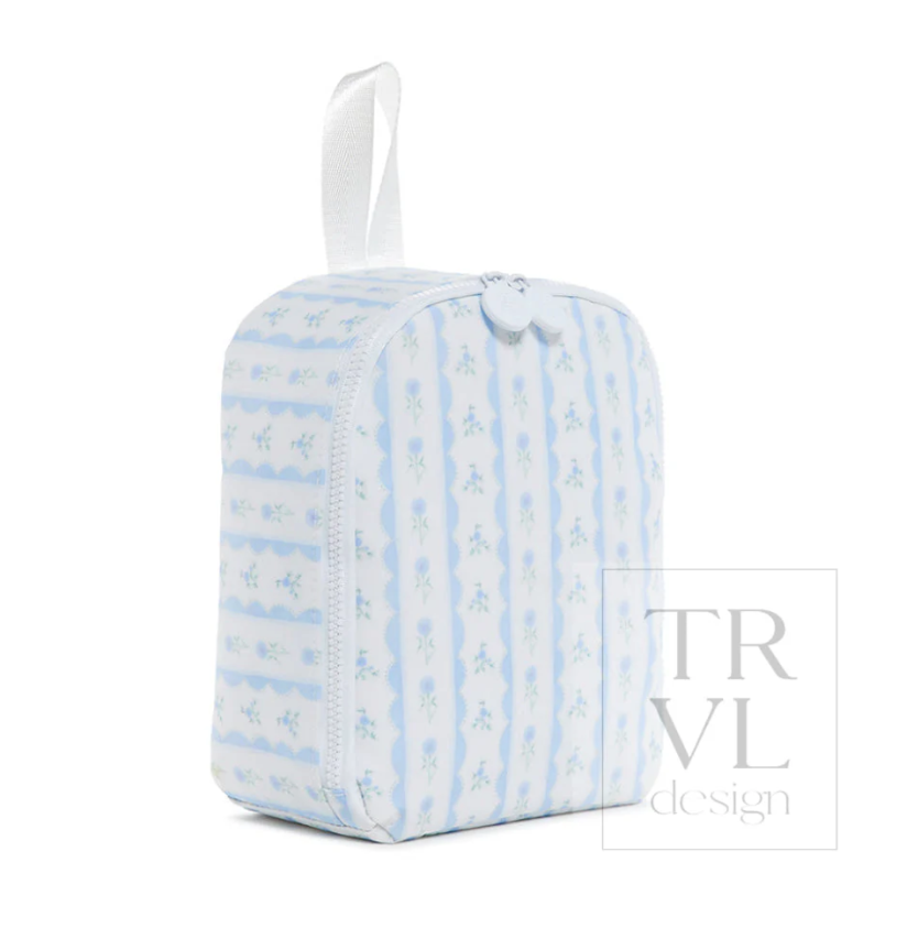 Ribbon Floral Blue Bring It Lunch Box