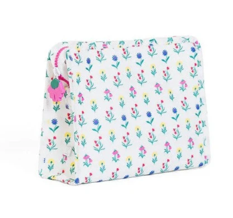 Wild Flower Roadie Medium Zip Pouch