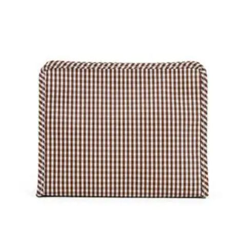 Coco Gingham Roadie Medium Zip Pouch