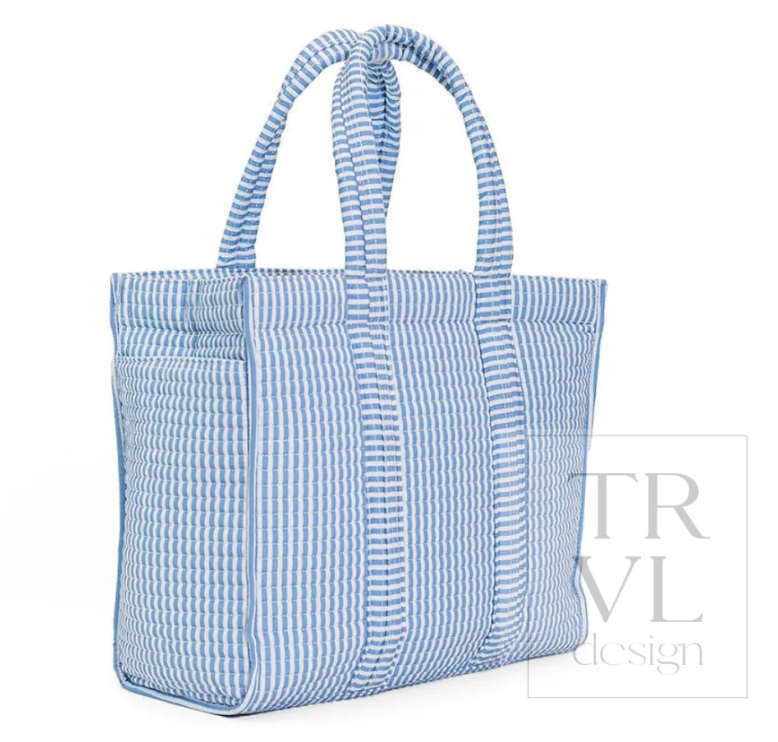 Pimlico Stripe Chambray Go Go Stroller Tote