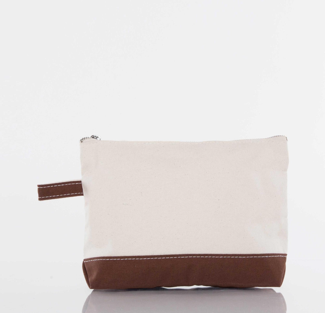 Brown Makeup Bag