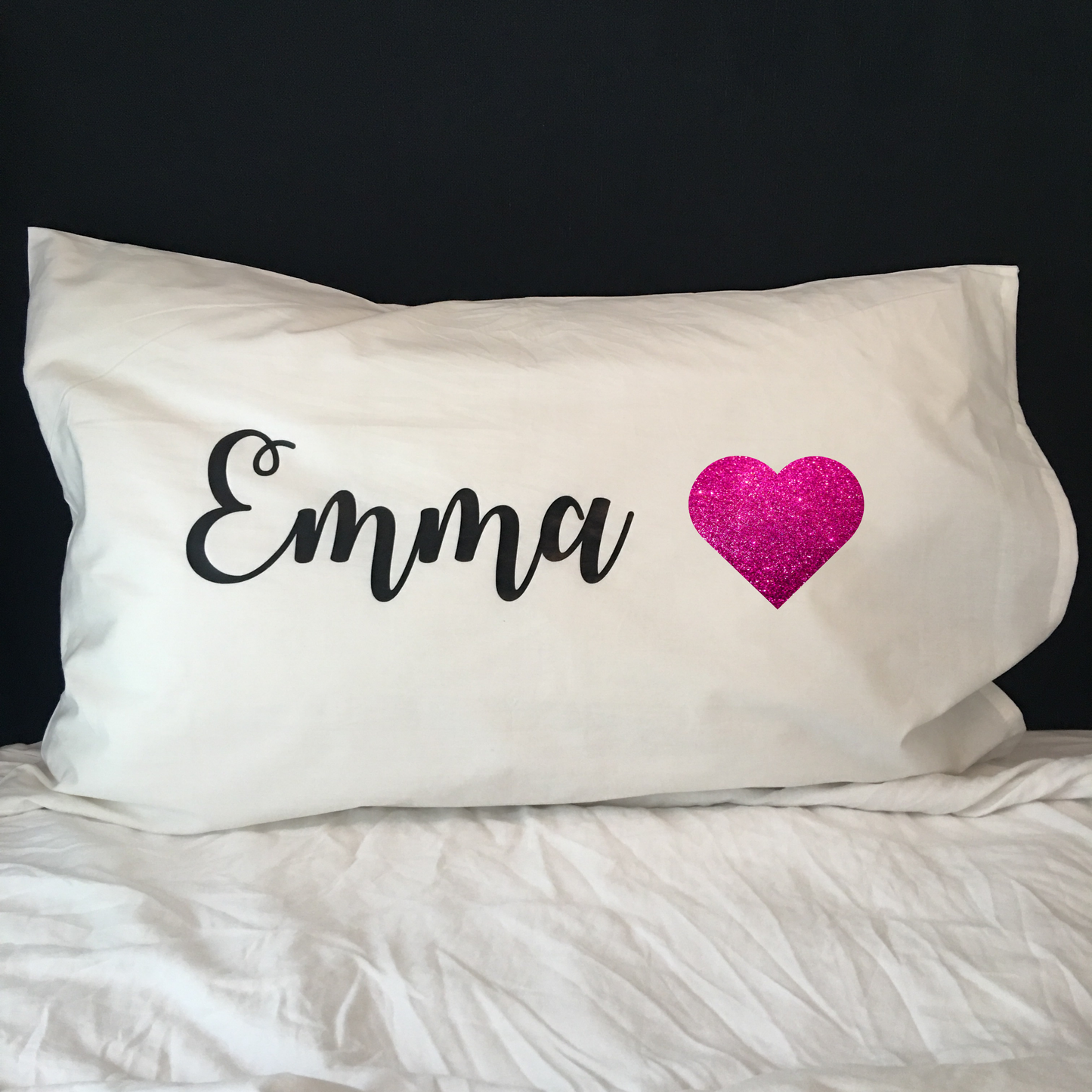 Name Heart Pillowcase