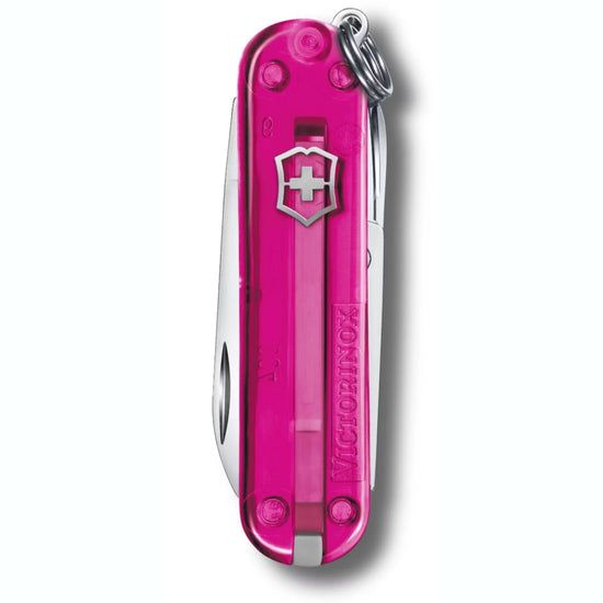 Clear Pink Rally Swiss Army Knife