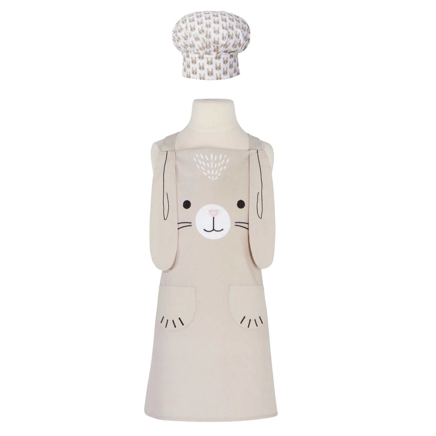 Daydream Bunny Children's Apron And Hat Set
