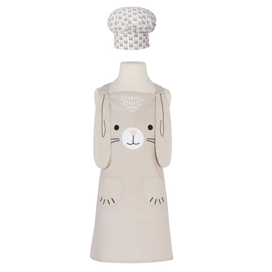 Daydream Bunny Children's Apron And Hat Set