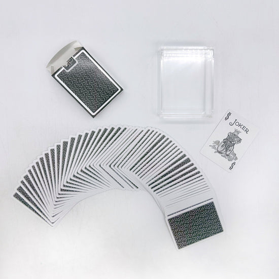 Acrylic Playing Card Holder with Desk of Cards