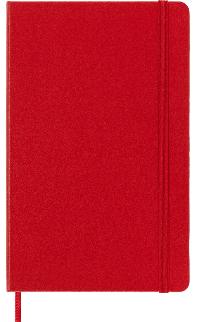 Classic Hardcover Notebook in Scarlet Red