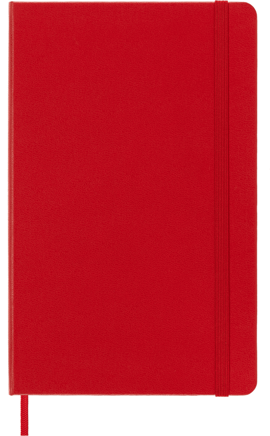 Classic Hardcover Notebook in Scarlet Red