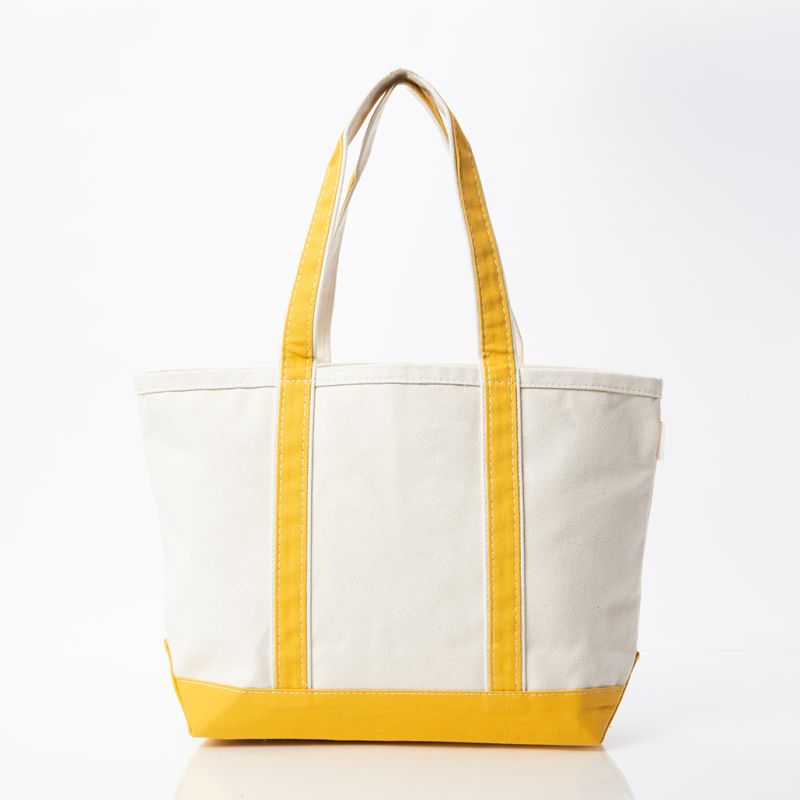 Mustard Medium Zippered Tote Bag