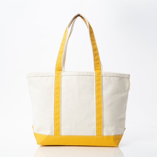 Mustard Medium Zippered Tote Bag