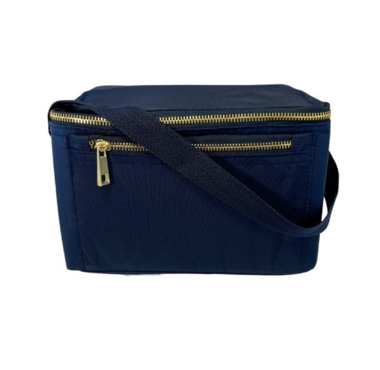 Load image into Gallery viewer, Navy Nylon Rectangle Lunch Box
