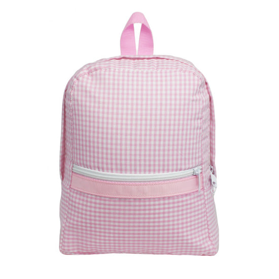 Pink Gingham Toddler Backpack