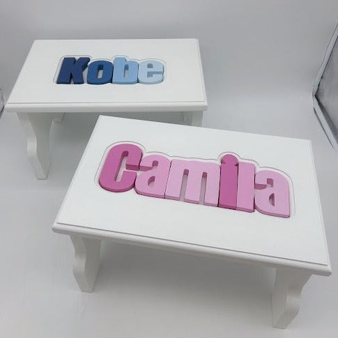 Personalized Puzzle Step Stool