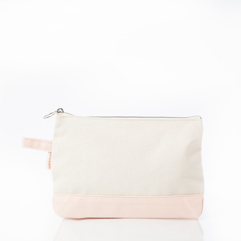 Powder Pink Makeup Bag