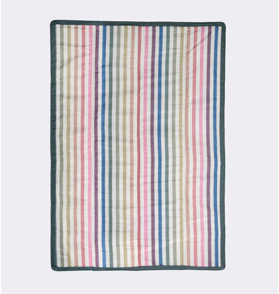 Little Unicorn Outdoor Blanket - 5X7 - Chroma Rugby Stripe