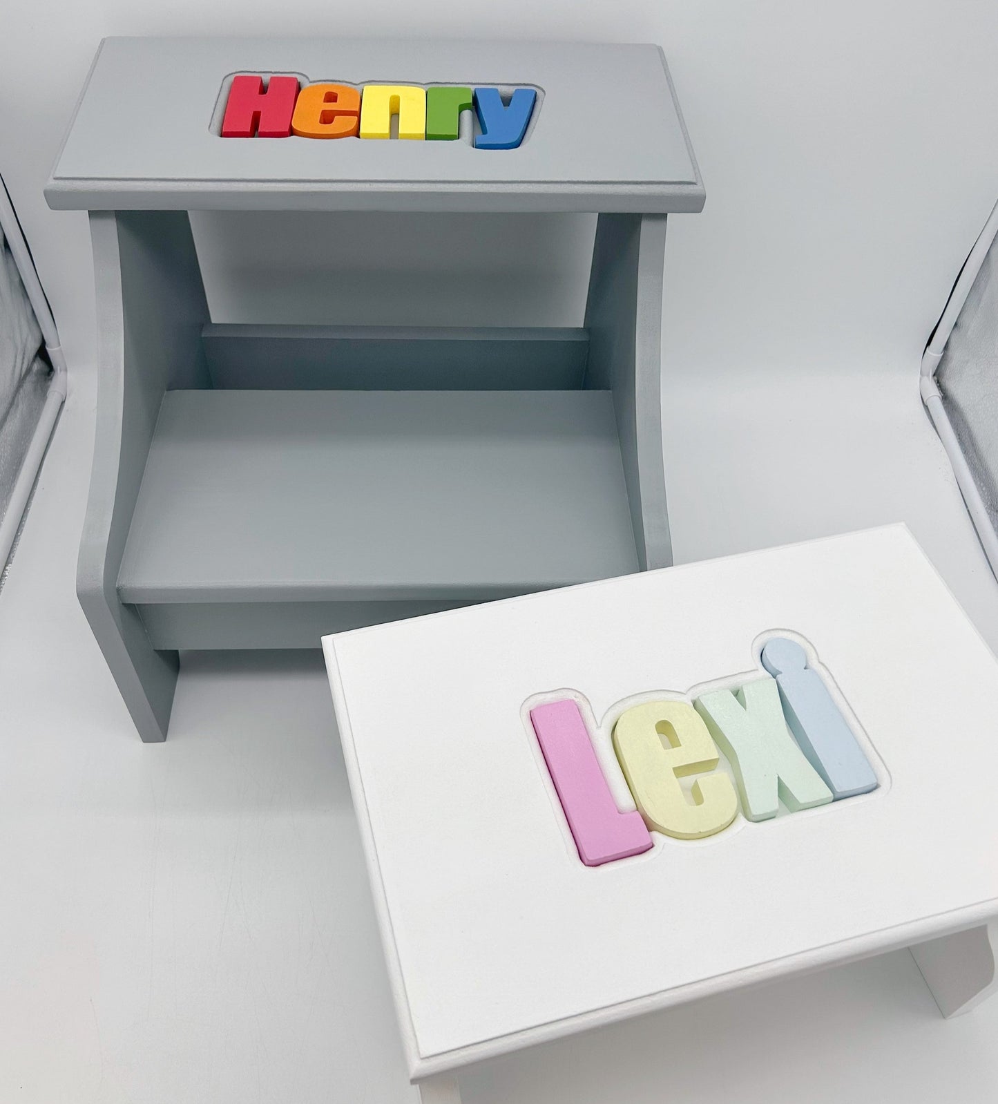 Personalized Puzzle Step Stool – Something Personalized