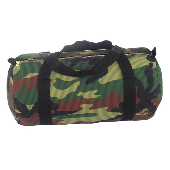 Load image into Gallery viewer, Woodland Camo Medium Duffel Bag
