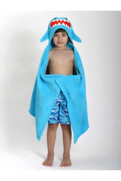 Sherman the Shark Hooded Towel