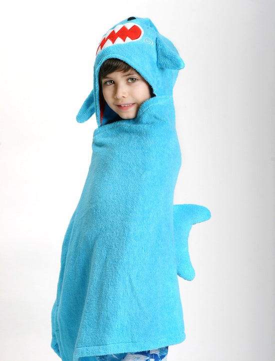 Sherman the Shark Hooded Towel