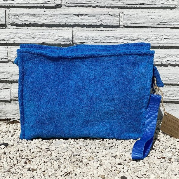 True Blue Large Terry Pouch