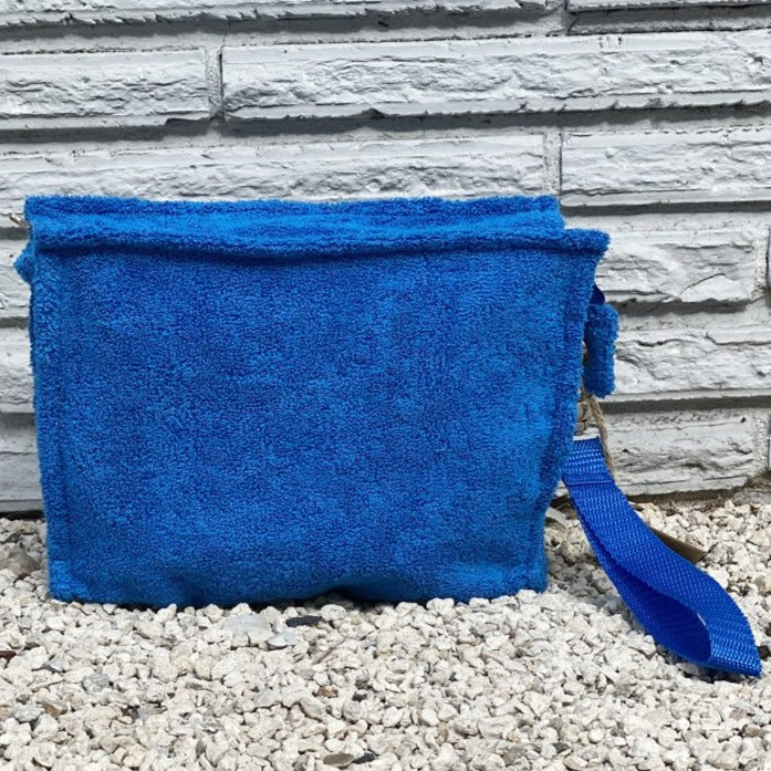 True Blue Small Terry Pouch
